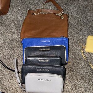 5 Purse Lot excellent condition BLUE MK SOLD SEPARATELY